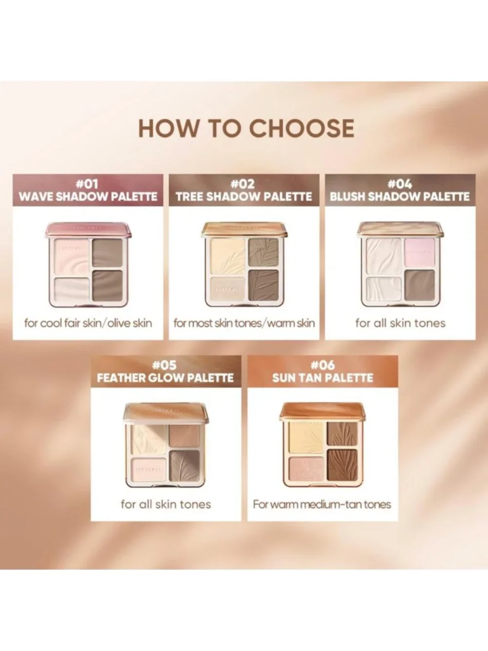Korean Contour Palette & Highlighter - Blush Shades for Flawless Makeup